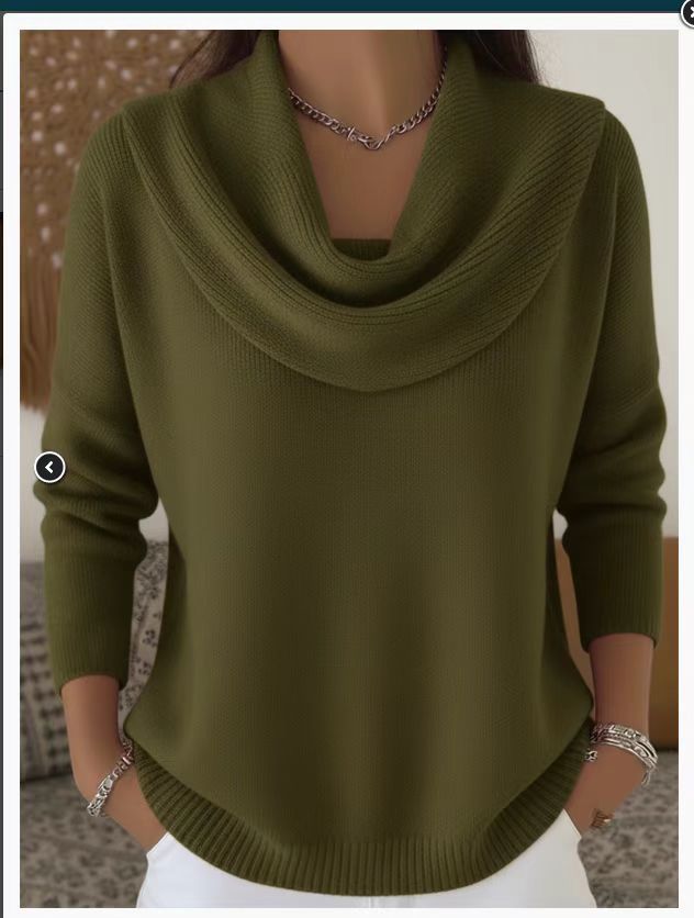 Reducere 50% 🔥🌷【S-3XL】⛄✨ Bluză nouă de toamnă-iarnă, monocromă, pentru femei