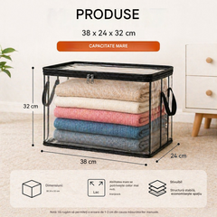 3 bucată 119 lei--🔥Ofertă limitată: reducere de 49% 📦Geantă de depozitare din plastic mare, rezistentă, groasă și transparentă, ideală pentru haine, mutări și depozitare