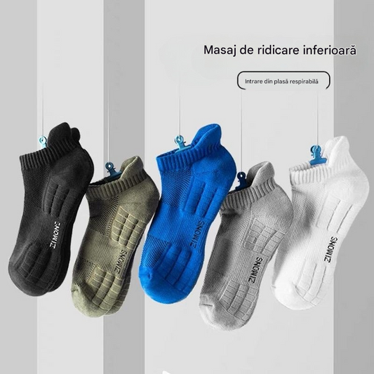 🧦【Pachet de 10 perechi】🧦2026 Șosete pentru bărbați noi și îmbunătățite, respirabile, antibacteriene și rezistente la mirosuri