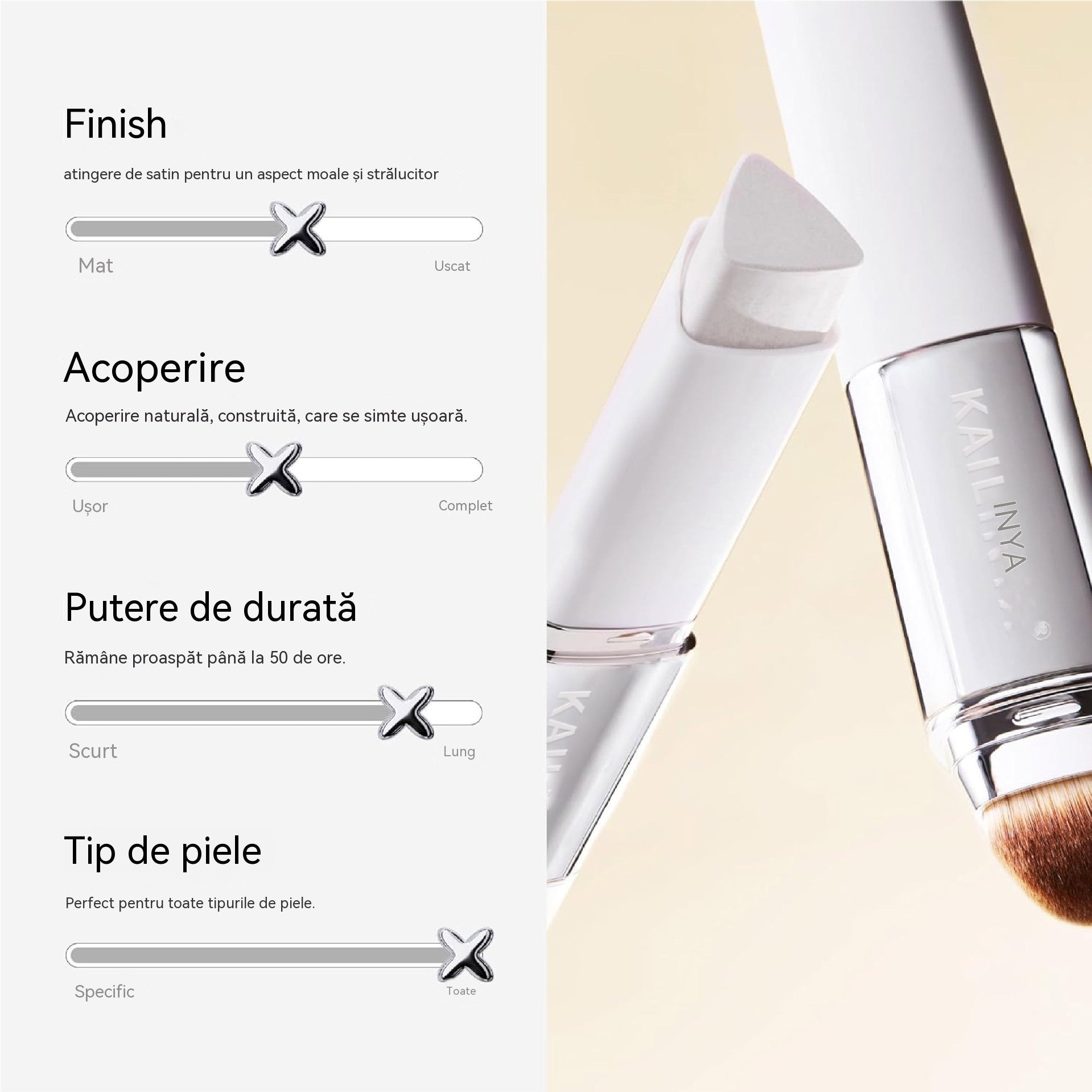 ⏰💕🔥【Cumpără 1, primești 1 gratis】🌟Cremă de machiaj coreeană V White, cu schimbare de culoare, stick