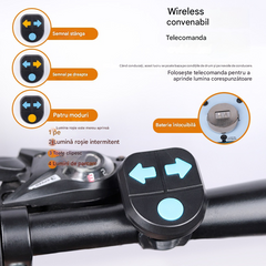 😀Claxon wireless multifuncțional nou cu funcție de telecomandă pentru semnalizare