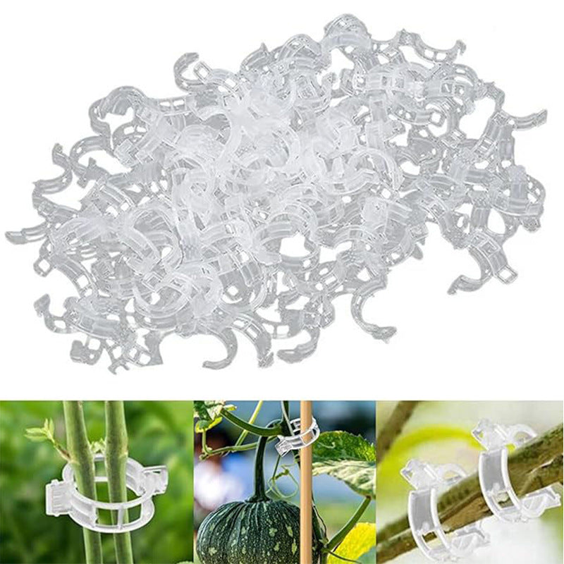 💦🌈【200 buc】🌱Agrafe fixe din plastic pentru plante