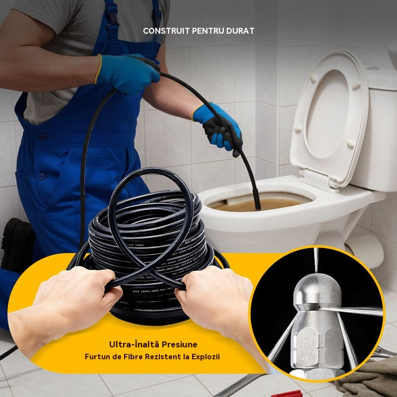 🔗 Instrument de curățare a gunoiului care poate fi conectat la o mașină de spălare auto 🚰 Dispozitiv de curățare a gunoiului pentru baie/bucătărie 🧹 Jet de apă de înaltă presiune, eliberare rapidă, rezistent la presiune înaltă, etanș