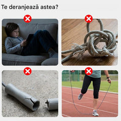 🏃【Cumpără 2, primești 2 gratis】🌈 Coardă de sărit cu lumină LED pentru copii