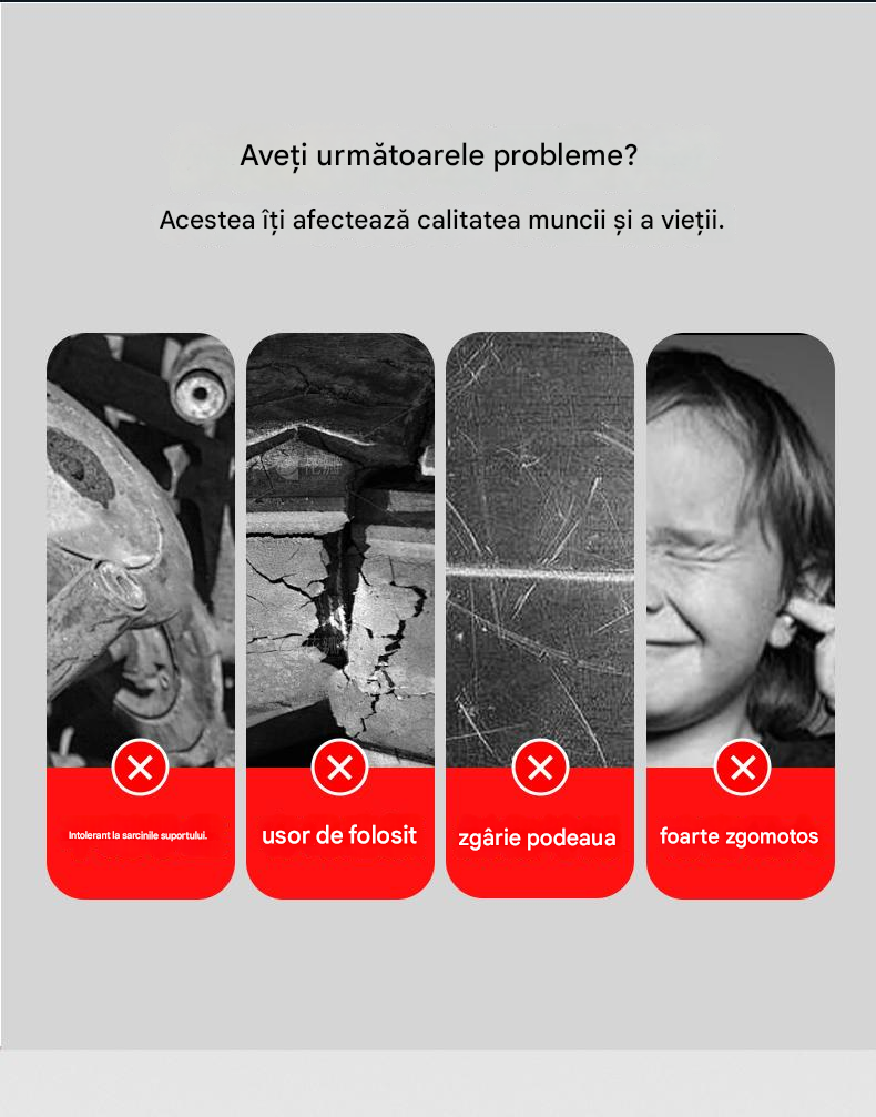 【4 roți + 16 șuruburi】🚪 Suport cu roată pentru ușă căzută – silențios, reglabil și ușor de instalat 🔧