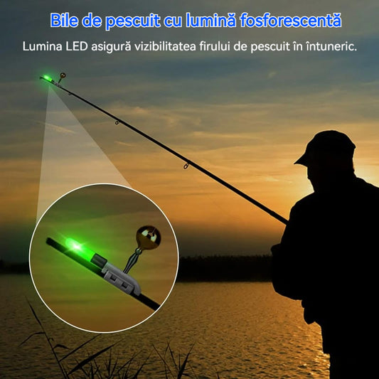 【5 buc】🎣Lumină LED pentru undiță cu clopoțel și sonerie