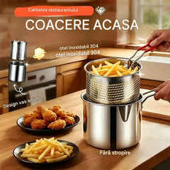 🔥Ultima zi a ofertei speciale, economisiți 50%! 🎁 Friteuză multifuncțională din oțel inoxidabil 304