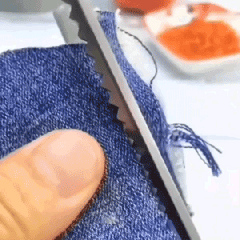 🔥✂️ Foarfece dentare pentru materiale textile, disponibile în 5 dimensiuni.