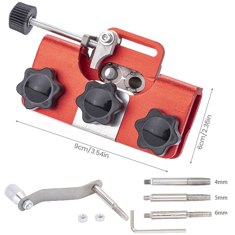 🧰Polizor special pentru lanț de ferăstrău cu lanț, polizor rotativ manual pentru lanț de ferăstrău cu lanț