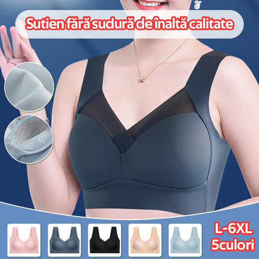 💥【Pachet de 3】【L-6XL】Sutien push-up de înaltă calitate, fără cusături, la modă și sexy, previne căderea