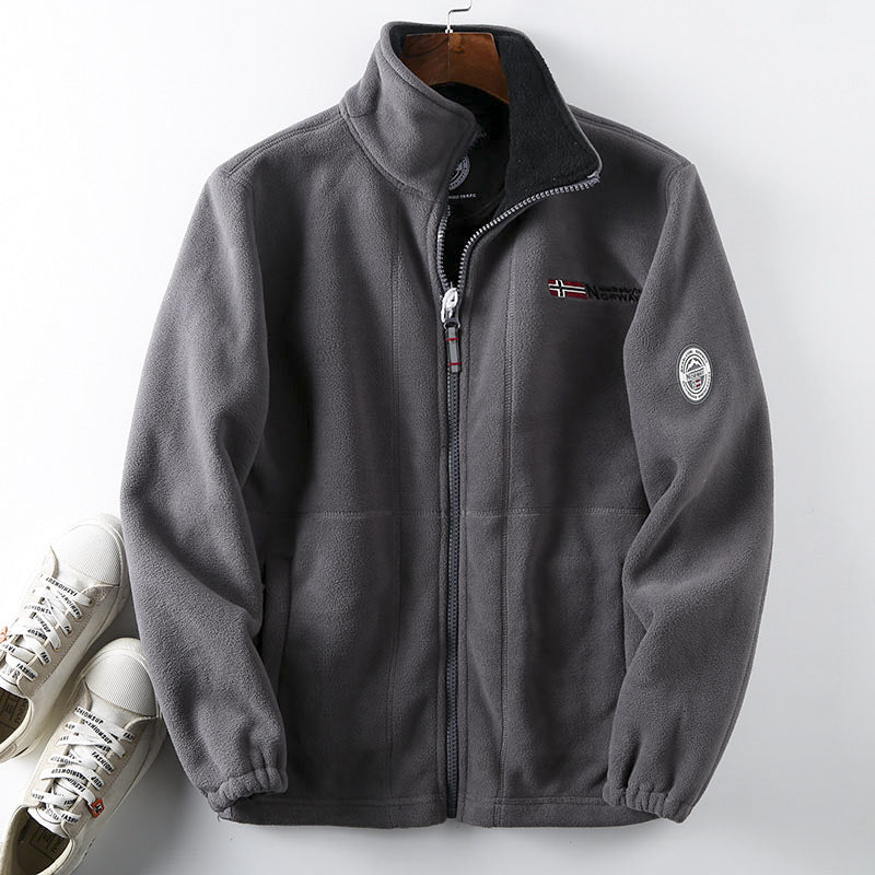 🔥【S-3XL】Palton cald de bumbac casual pentru bărbați, jachetă din lână pe două fețe