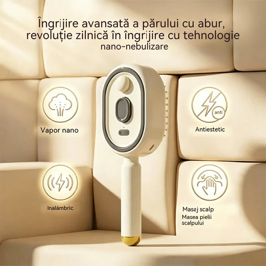⚡💨 Pulverizator electric cu pieptene de masaj și pernă