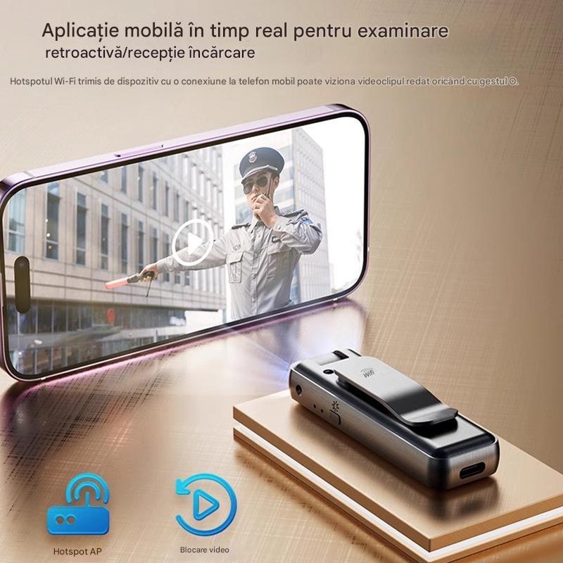 🔥【Ofertă limitată!】⏳Cameră de înaltă definiție, înregistrator portabil pentru piept, cameră de acțiune profesională.