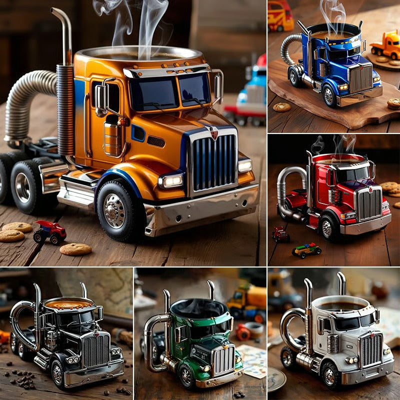 Căni de cafea lucrate manual pentru semi-camioane🚛