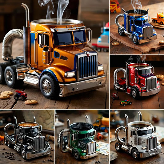 Căni de cafea lucrate manual pentru semi-camioane🚛