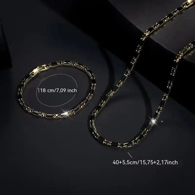 ⏳🔥Reducere de 50% pentru o perioadă limitată! ⏰ Set de bijuterii strălucitoare: îndrăzneț, elegant și de calitate premium 💎✨