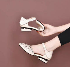 💖【34-41】2026 sandale noi cu vârful rotund cu fund moale