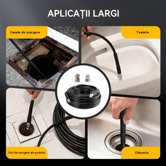 🔗 Instrument de curățare a gunoiului care poate fi conectat la o mașină de spălare auto 🚰 Dispozitiv de curățare a gunoiului pentru baie/bucătărie 🧹 Jet de apă de înaltă presiune, eliberare rapidă, rezistent la presiune înaltă, etanș
