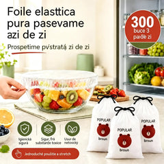 🔥(300 bucăți) Doar 129 lei🍽️Ambalaj din plastic extra mare, gros, antibacterian, potrivit pentru alimente