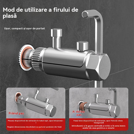 🔥Instrument universal pentru îndepărtarea filetului rupt al robinetului cu robinet unghiular