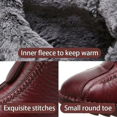 🔥👢【35-41】Cizme de gleznă din piele naturală antiderapante pentru femei italiene făcute manual