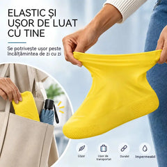 【2 perechi la 119 lei】Protejează-ți tenișii de umezeală! Huse impermeabile și rezistente pentru încălțăminte: antiderapante și pliabile – ușor de purtat în geantă 🌧️