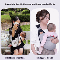 👶Marsupiile pentru bebeluși pot susține greutăți între 5 și 20 kg.