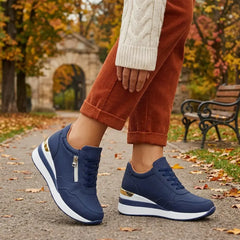 👟【36-43】Pantofi sport slip-on cu platformă, mărimi mari – Ușori, potriviți pentru purtarea zilnică – Confortabili pentru mers și exerciții