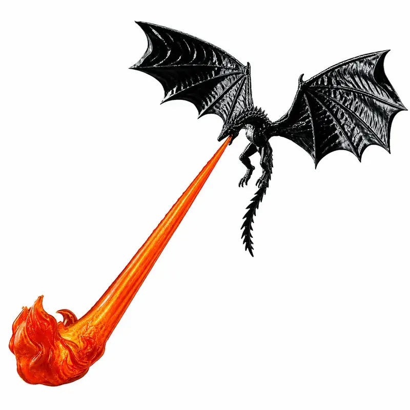 🐉🔥Lumină de Ambianță Dragon Flame Book Nook – Statuetă Decorativă pentru Bibliotecă cu Iluminare LED și Suflu de Flăcări