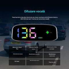 🚗Afișaj solar cu vitezometru auto