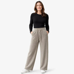 👖 Pantaloni Lejer din Raiat cu Croială Dreaptă | Efect de Subțiere și Confort ✨