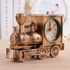 📢📢Reducere de 49%!! ⏰Ceas deșteptător retro cu locomotivă cu abur