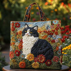 🔥👜Geantă tote cu model floral (43 cm lățime, 40 cm înălțime)