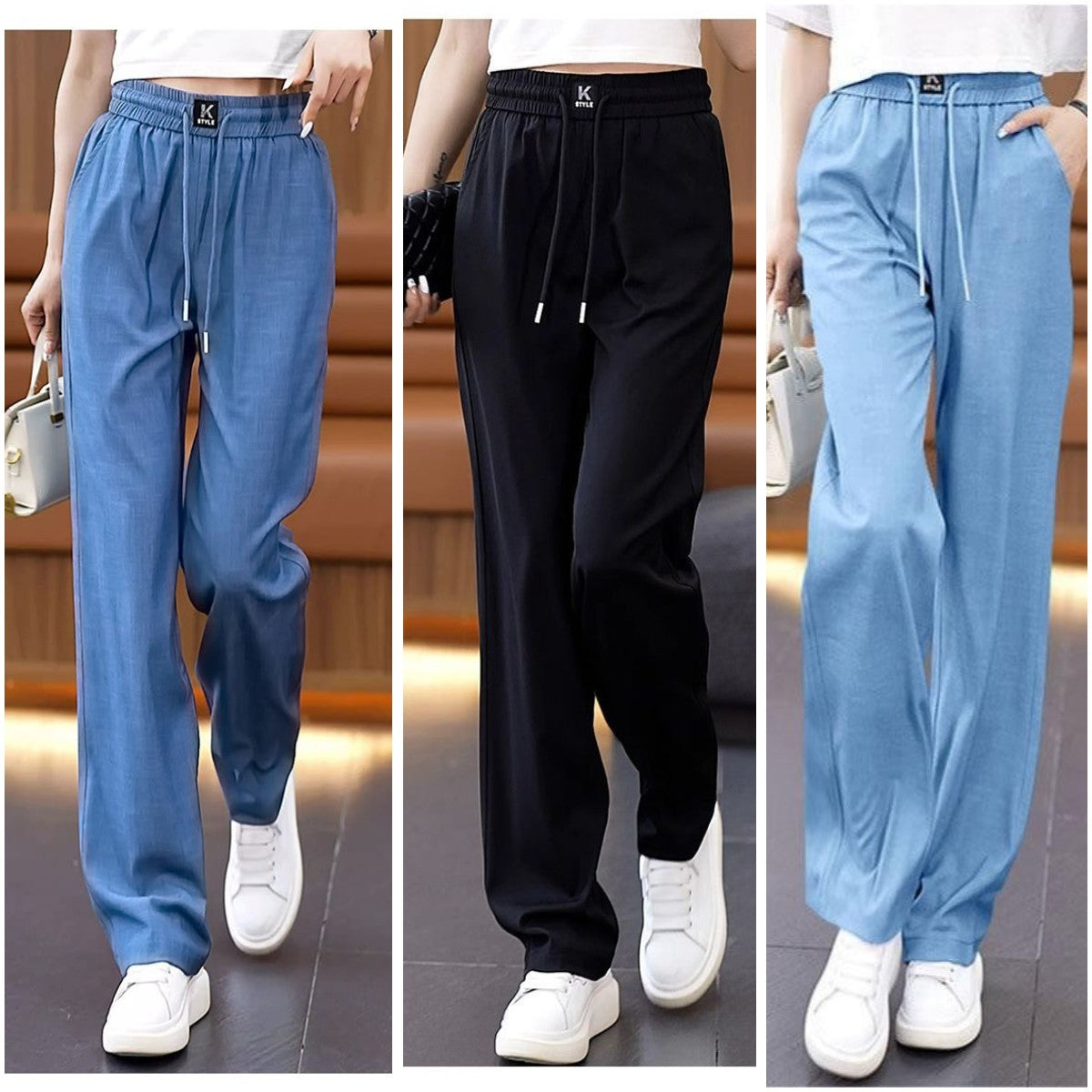 🔥👖【S-3XL】2026 noi pantaloni casual cu drapaj moale de înaltă calitate