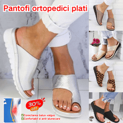 🔥🥰【35-43】 Sandale cu talpă plată model 2026, pentru corectarea hallux valgus și a degetelor încovoiate