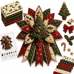 🎇🎄Kit de cusut matlasat pentru agățat pe ușă de Crăciun (7 modele)