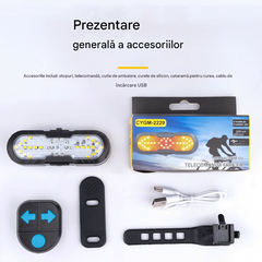 😀Claxon wireless multifuncțional nou cu funcție de telecomandă pentru semnalizare