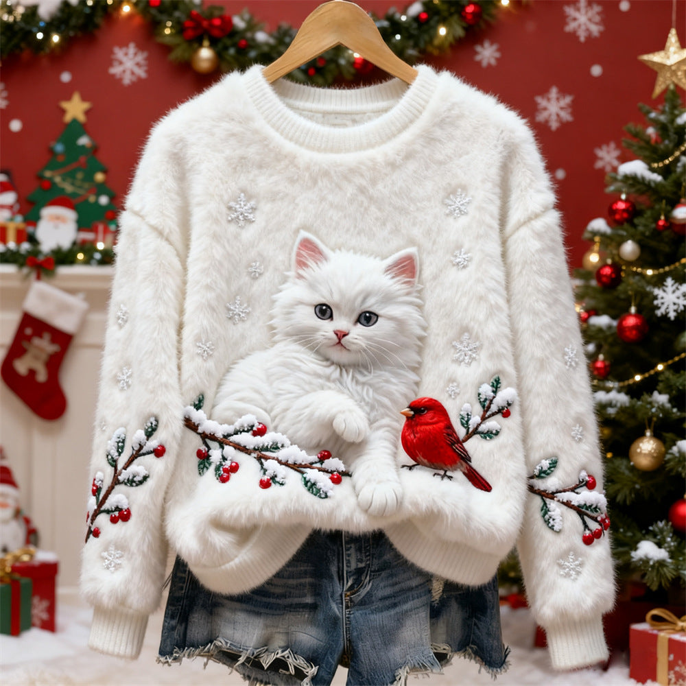 🔥 Bluză damă de Crăciun din flanel, decorată cu diverse modele elegante!