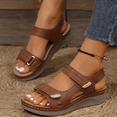 🌟【36-43】Sandale elegante pentru femei cu toc wedge 👡✨ Oferta limitată – Comandă acum