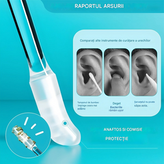 🔥50% reducere! 🔥👂 [Îndepărtare super puternică a cerumenului] Bețișor de curățare a cerumenului, nou-nouț, special conceput