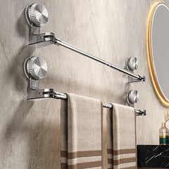 ✨🚿Design ușor, fără găurire – Suport extensibil pentru prosoape cu ventuză