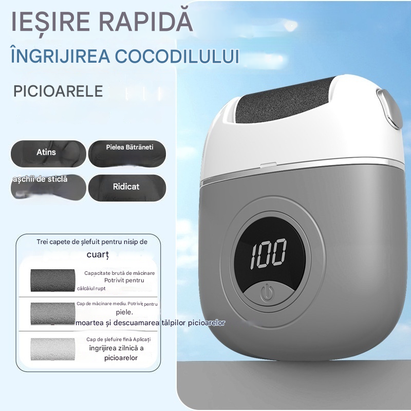 🦶🛁✨🔥Cumpără unul și primești două gratis🔥Noi role electrice pentru picioare, elimină pielea moartă de pe călcâie, role electrice pentru picioare, potrivite pentru îngrijirea picioarelor.