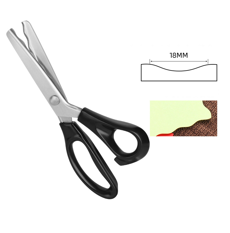 🔥✂️ Foarfece dentare pentru materiale textile, disponibile în 5 dimensiuni.