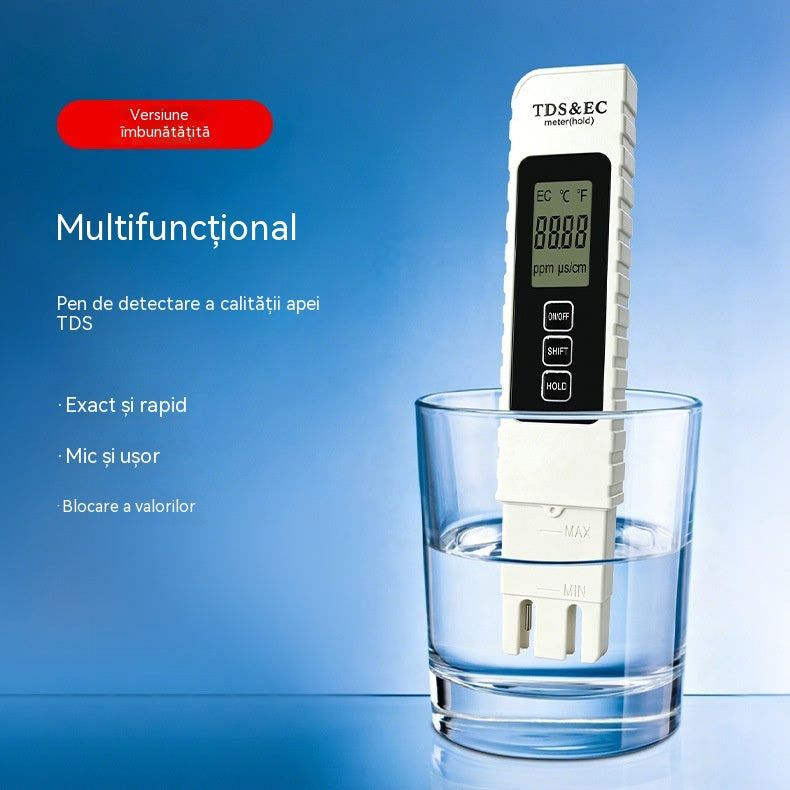 💧Cumpără 1, primești 1 gratuit🔍 Contor de apă digital TDS 3 în 1 – Verifică calitatea apei în câteva secunde ✨