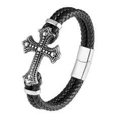 🔥💖Vânzări excelente - Reducere de 50%! ✝️Brățară cu cruce, care te protejează mereu