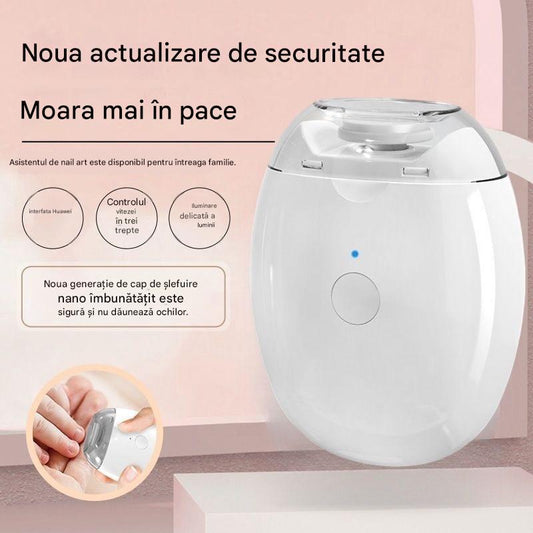 💅 ✨ Pila automată pentru unghii 1, îngrijire sigură și delicată a unghiilor 👶🔧