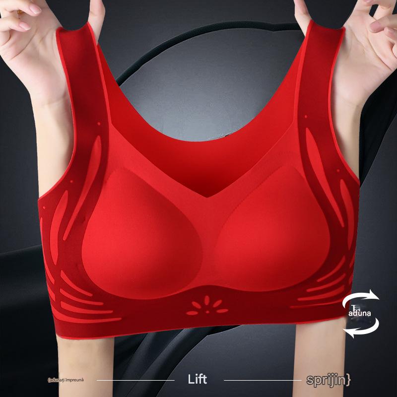 😍【2 bucată】Sutien push-up confortabil în stil vestă fără cusături❤️【40-85 kg】