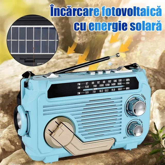 【Reducere 59%】🏕️ Lanternă radio AM multifuncțională portabilă