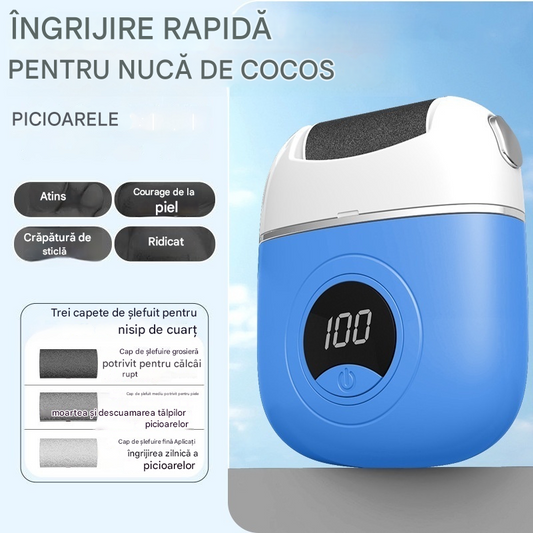 🦶🛁✨🔥Cumpără unul și primești două gratis🔥Noi role electrice pentru picioare, elimină pielea moartă de pe călcâie, role electrice pentru picioare, potrivite pentru îngrijirea picioarelor.