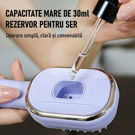 💆‍♀️Pieptene pentru masajul scalpului, aplicator multifuncțional pentru uleiuri esențiale și dispozitiv pentru stimularea creșterii părului